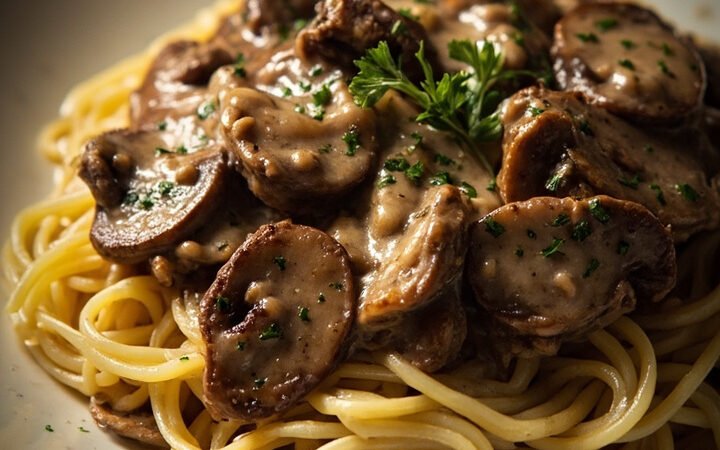 🍄 Creamy Beef Stroganoff Blog Post