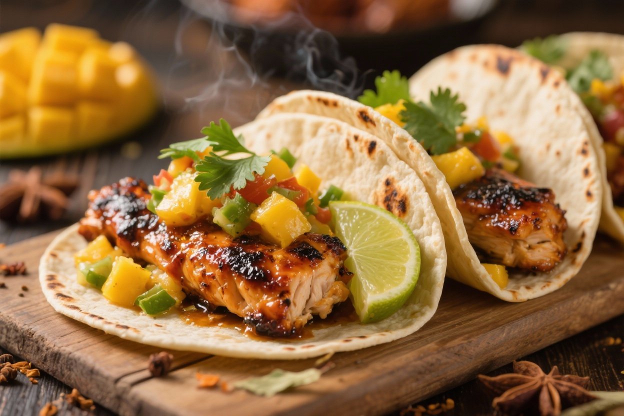 Bbq Chicken Tacos With Mango Salsa That Bring Summer to Your Table
