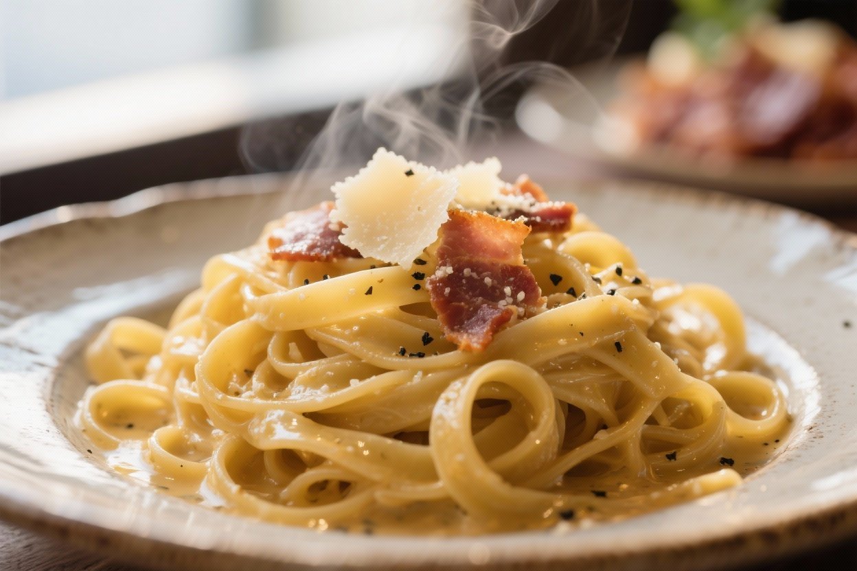 Fettuccini Carbonara That’ll Make You Cancel Dinner Plans