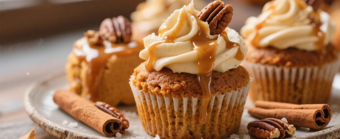 Pumpkin Caramel Cupcakes That Taste Like a Cozy Fall Hug