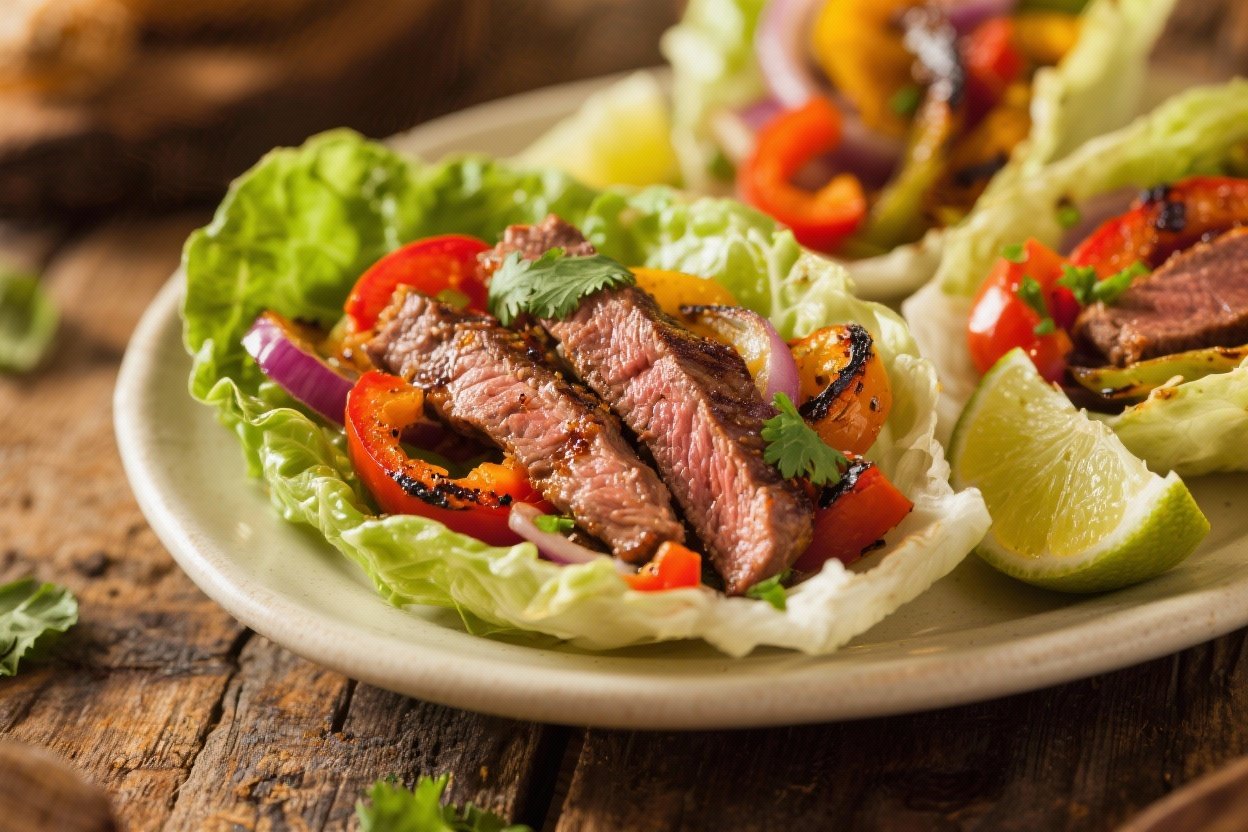Steak Fajita Lettuce Cups That Make Taco Night Feel Brand-new
