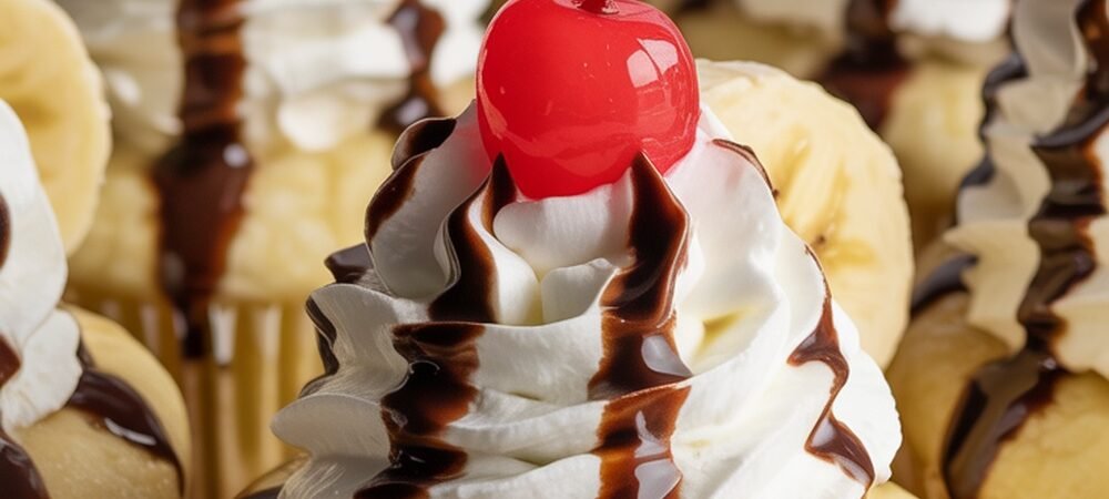Banana Split Cupcakes Recipe