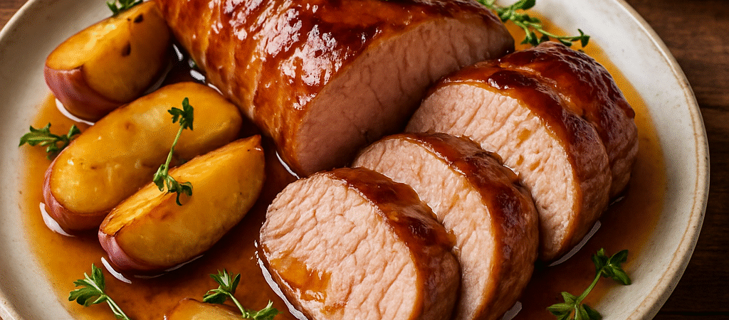 Apple Glazed Pork Tenderloin Recipe