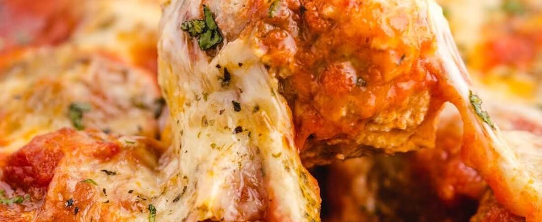 Meatball Parmesan Bake