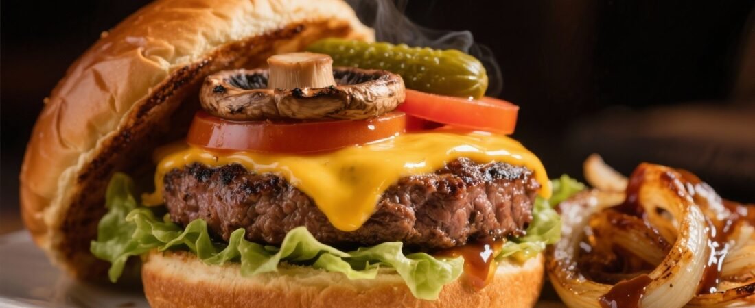 Cheeseburger Stuffed Portobello Mushrooms That Satisfy Every Craving