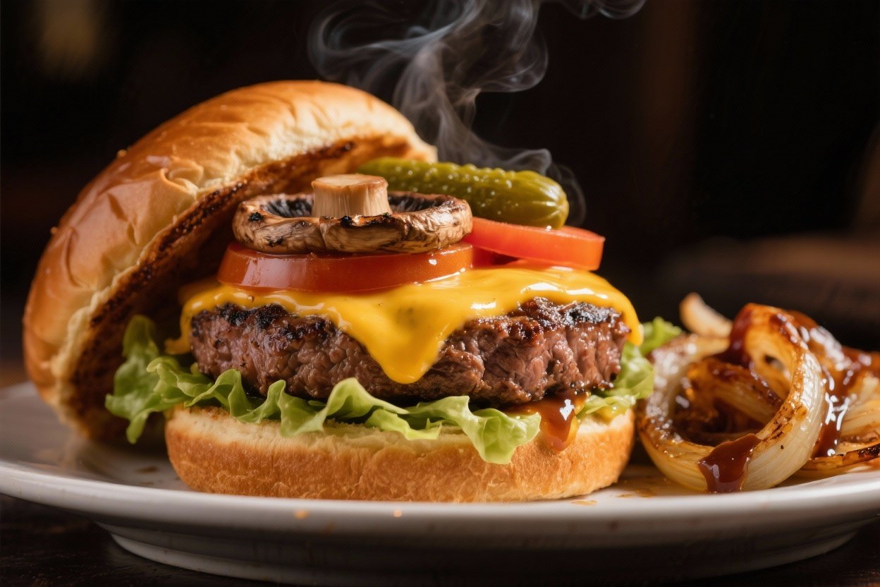 Cheeseburger Stuffed Portobello Mushrooms That Satisfy Every Craving