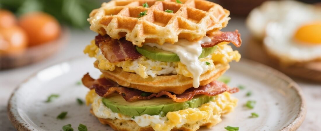 Keto Chaffle Breakfast Sliders That Make Mornings Ridiculously Easy