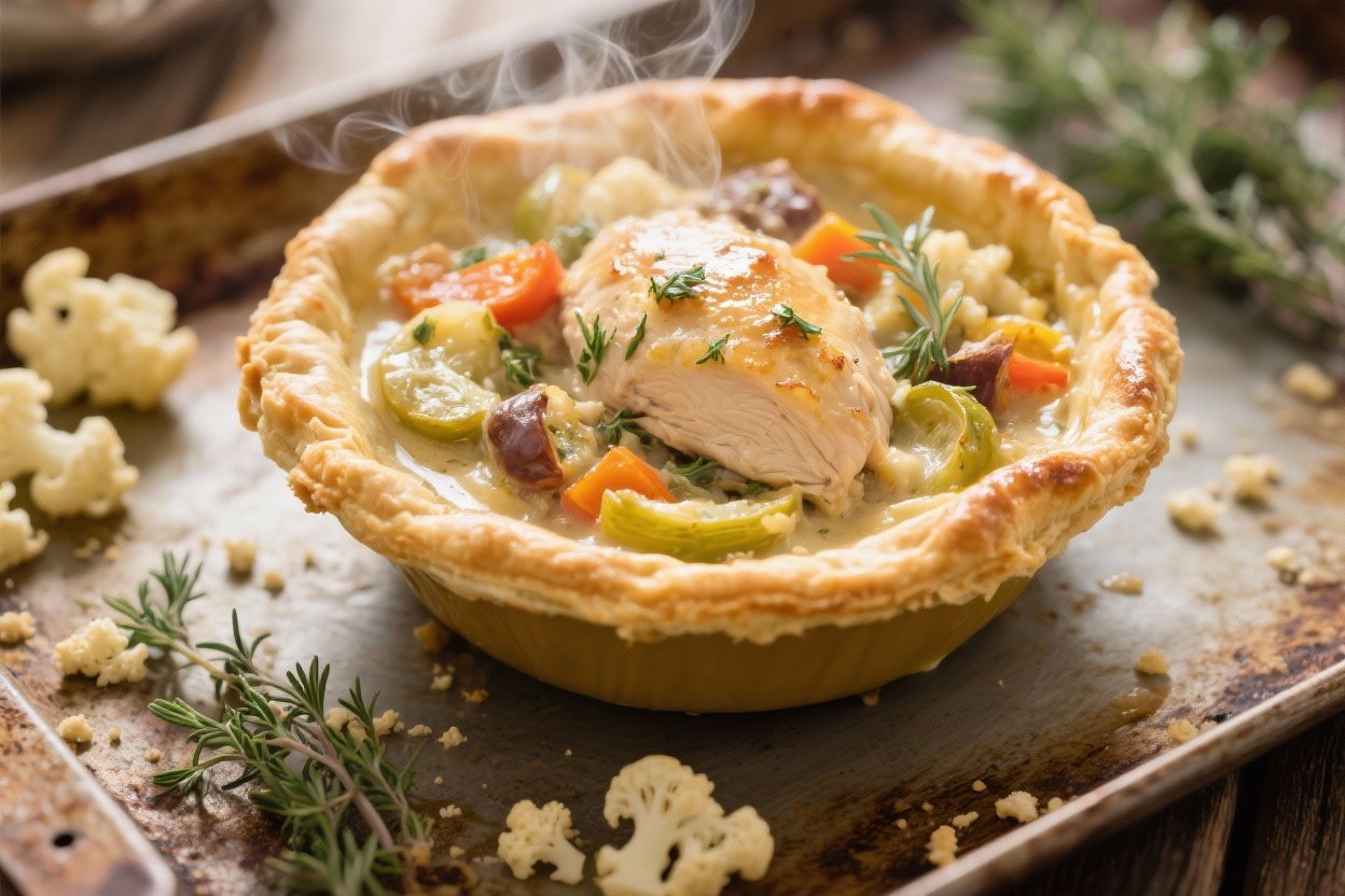 Keto Chicken Pot Pie (cauliflower Crust) That’ll Make You Forget the Original
