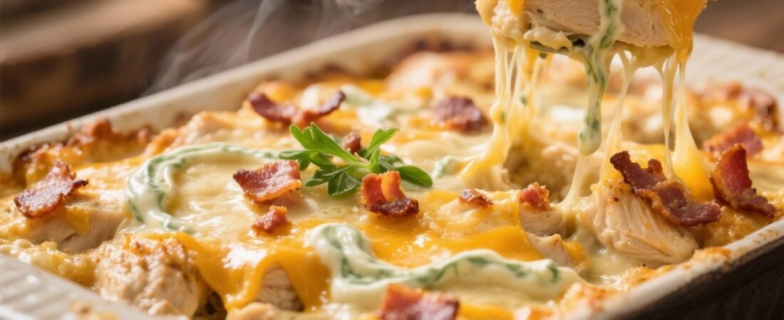 Keto Crack Chicken Casserole (bacon, Ranch, Cheddar) You’ll Want Every Night