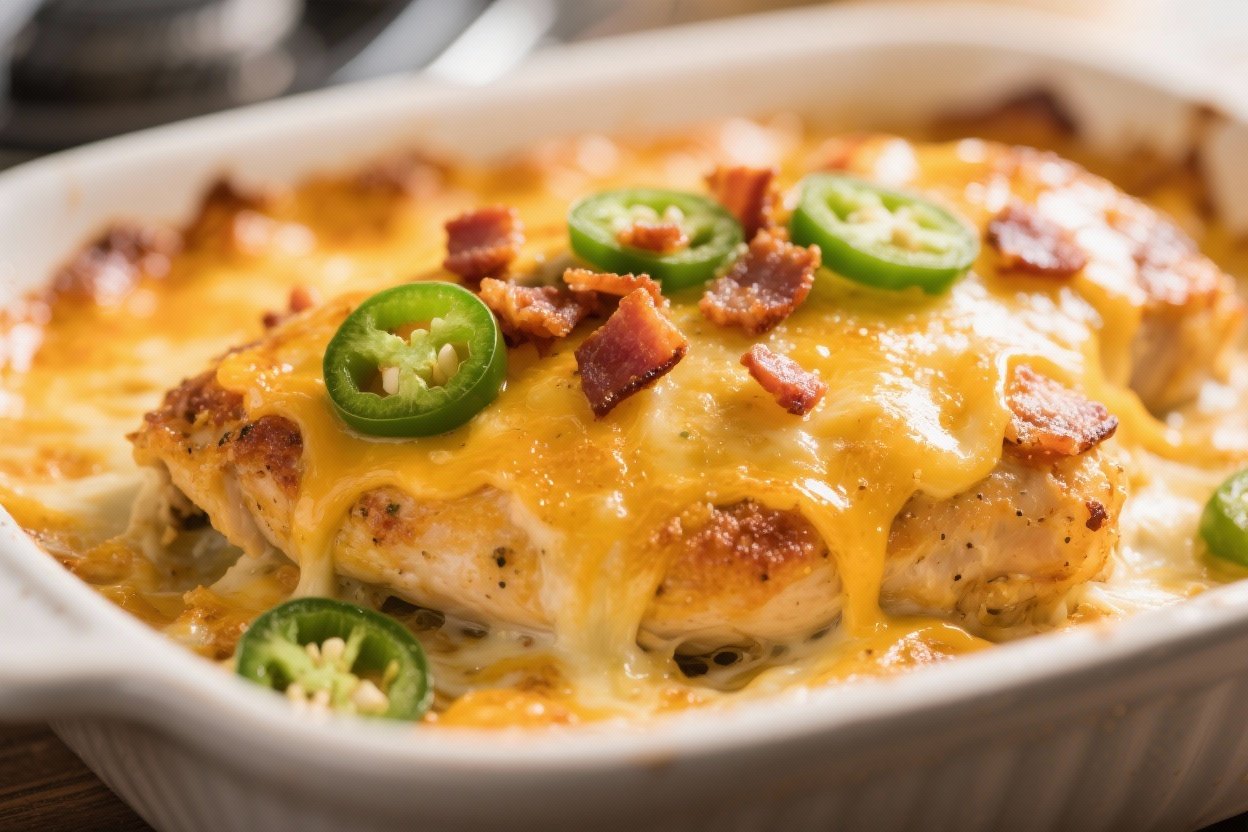 Keto Jalapeño Popper Chicken Bake You’ll Crave All Week