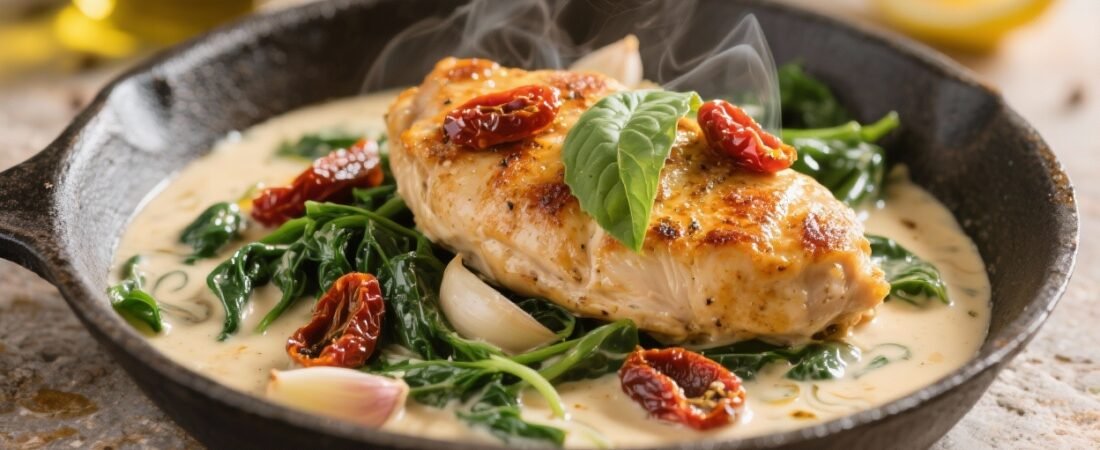 Keto Tuscan Garlic Chicken (creamy Spinach & Sun-dried Tomatoes) You’ll Crave Weekly