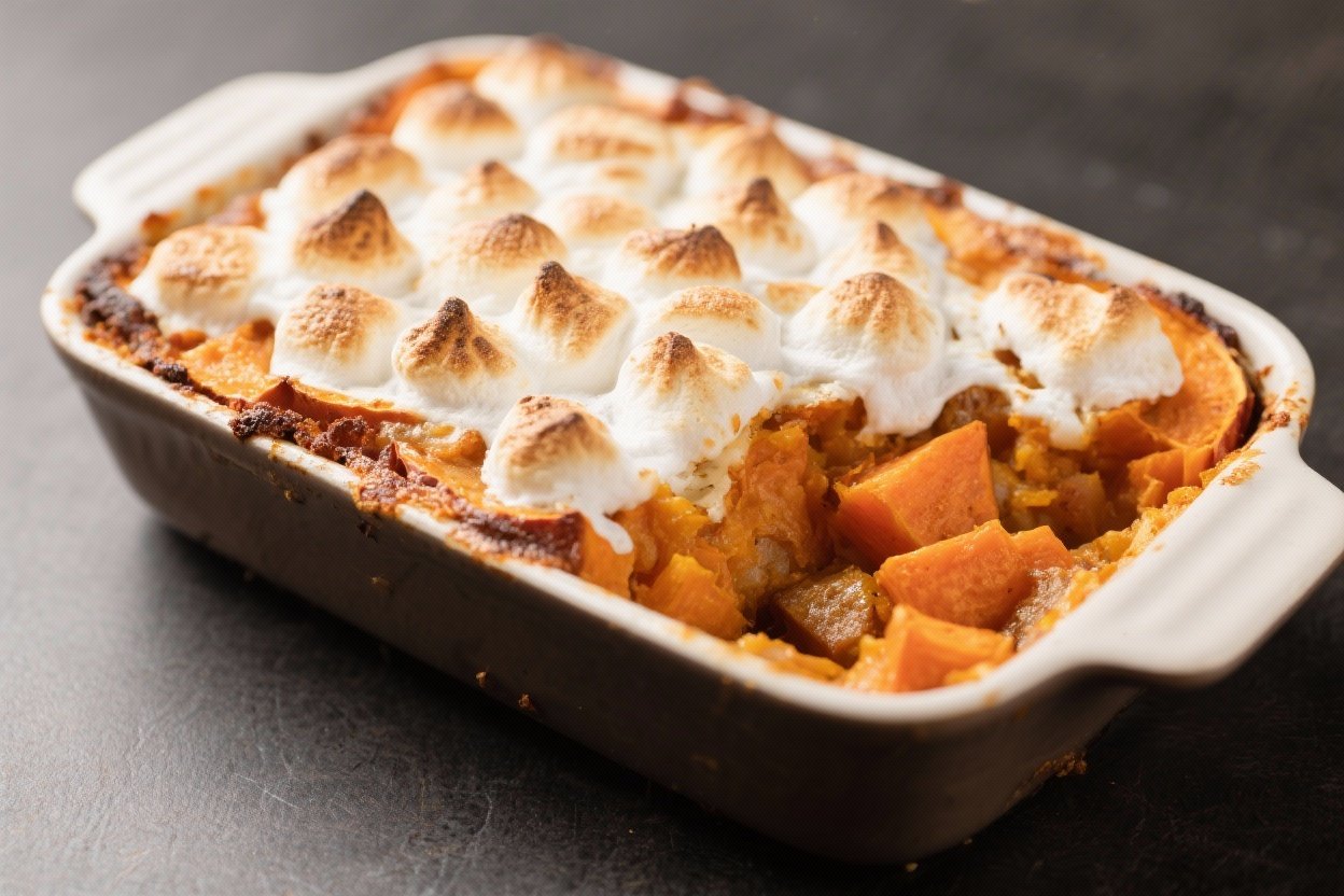 Sweet Potato Casserole With Marshmallow Topping – Cozy, Crowd-Pleasing Comfort