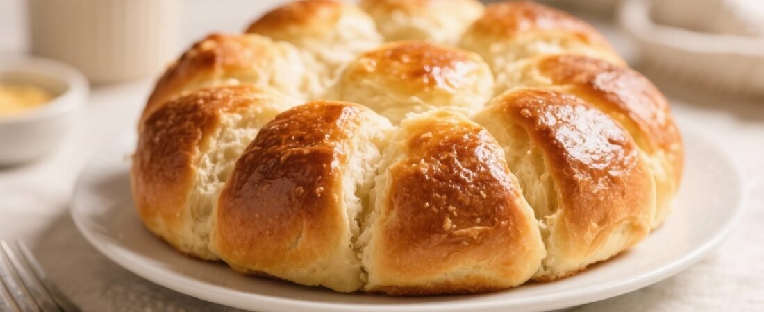 Buttery Pull-Apart Dinner Rolls – Soft, Fluffy, and Perfect for Any Meal