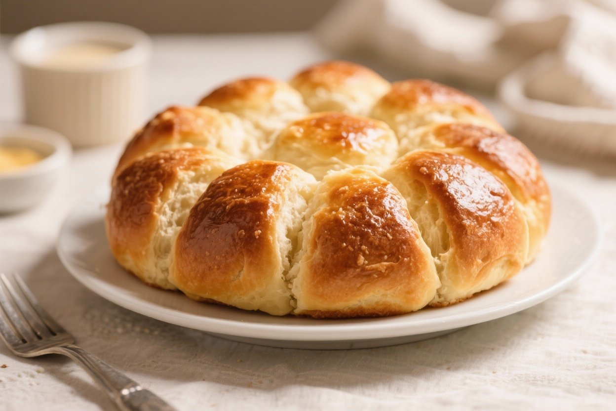 Buttery Pull-Apart Dinner Rolls – Soft, Fluffy, and Perfect for Any Meal