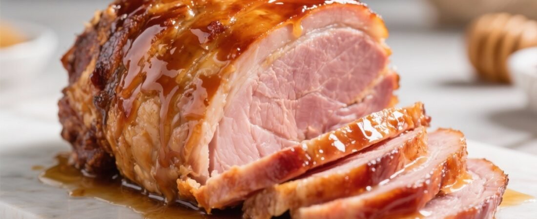 Honey-Glazed Spiral Ham – Sweet, Savory, and Perfect for Gatherings
