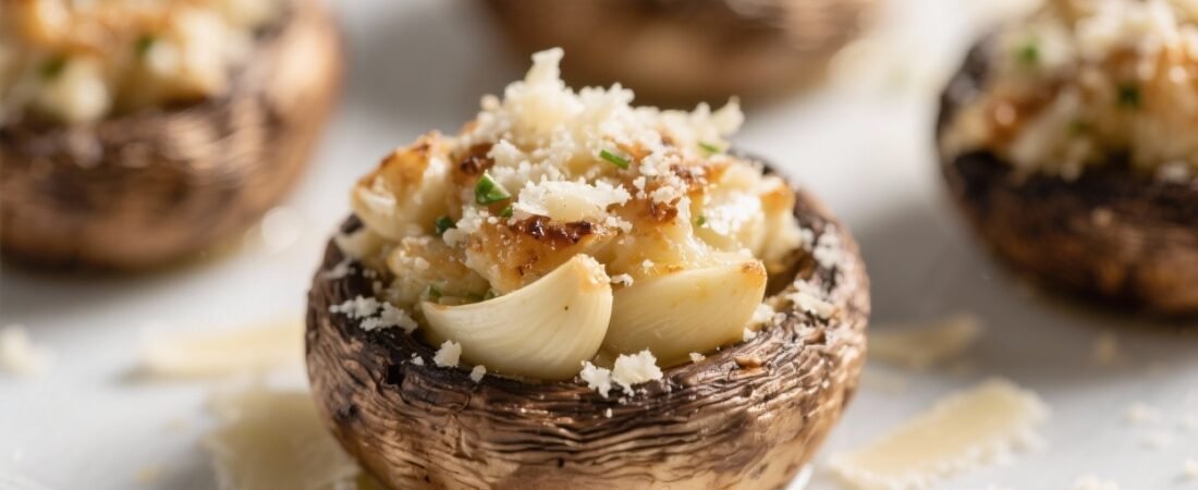 Stuffed Mushrooms With Garlic & Parmesan – Simple, Savory, and Satisfying