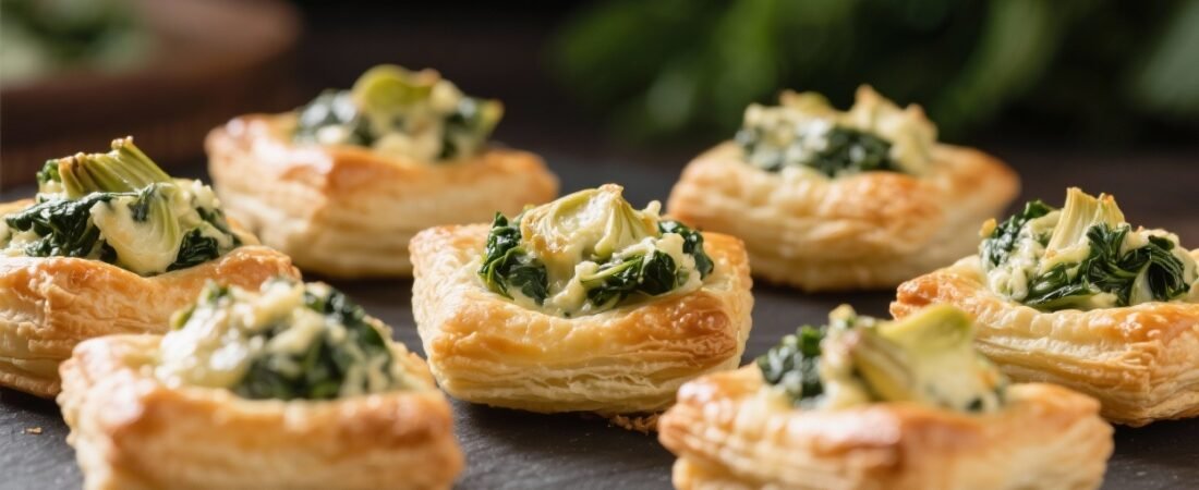 Spinach Artichoke Puff Pastry Bites – An Easy, Crowd-Pleasing Appetizer
