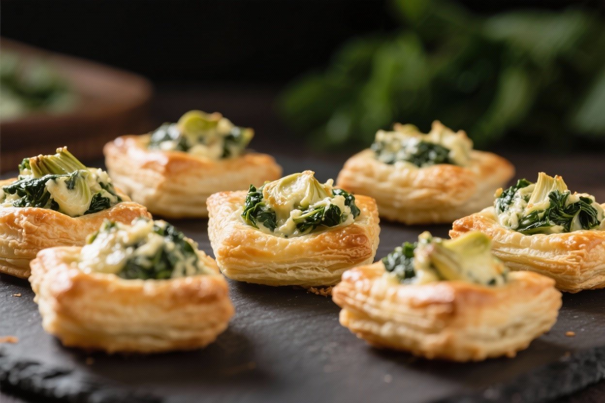 Spinach Artichoke Puff Pastry Bites – An Easy, Crowd-Pleasing Appetizer