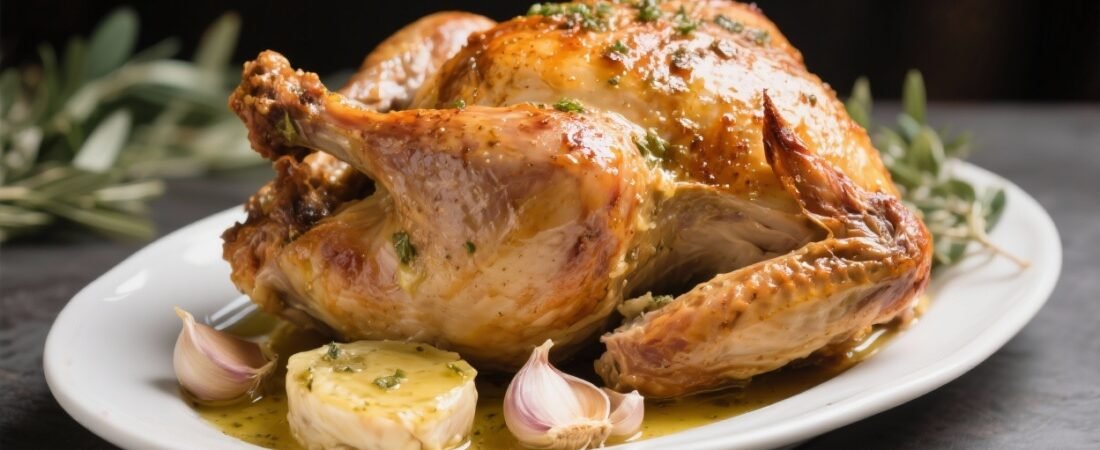 Garlic Butter Roast Turkey – Juicy, Golden, and Foolproof