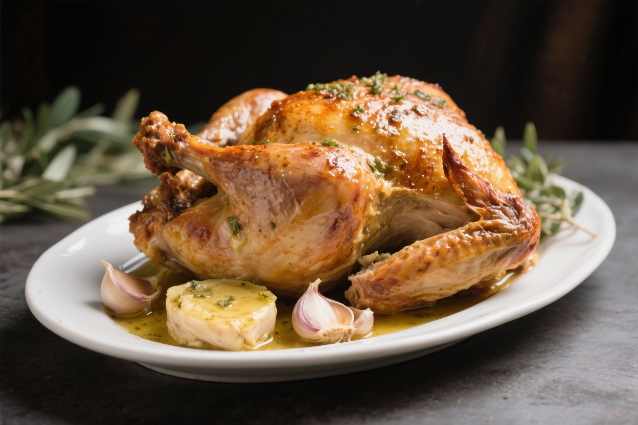 Garlic Butter Roast Turkey – Juicy, Golden, and Foolproof