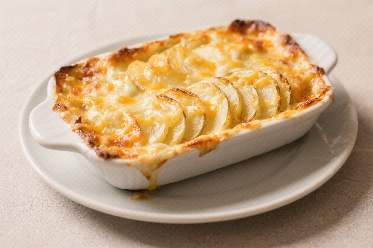 Cheesy Scalloped Potatoes – Rich, Comforting, and Oven-Baked