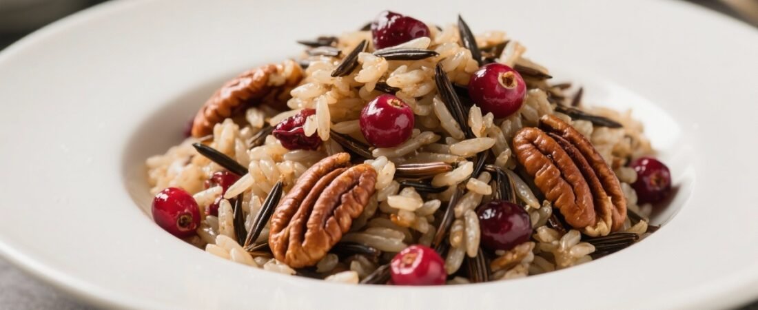 Wild Rice Pilaf With Cranberries & Pecans – A Cozy, Flavorful Side Dish