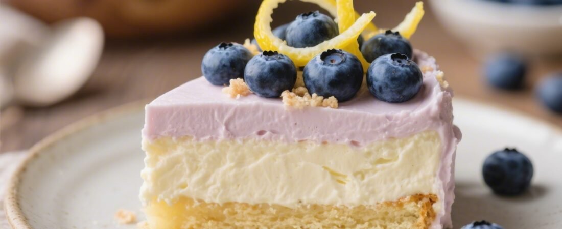 Blueberry Lemon Mascarpone Cake With Soft Pastel Frosting You’ll Dream About