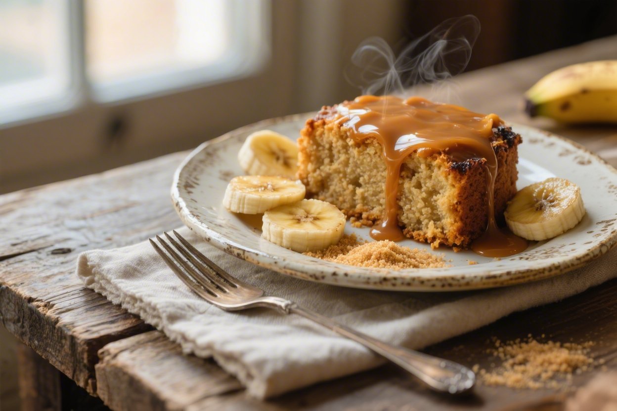 Burnt Sugar Banana Cake With Caramelized Flavor and Cozy Old-world Charm You’ll Crave