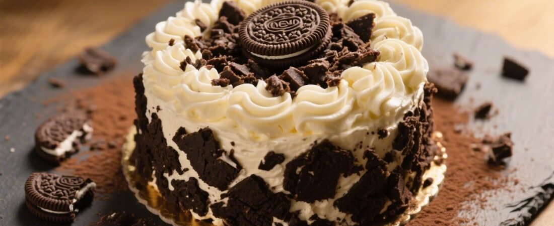 Cookies and Cream Bloom Cake With Dramatic Buttercream Rosettes You’ll Dream About