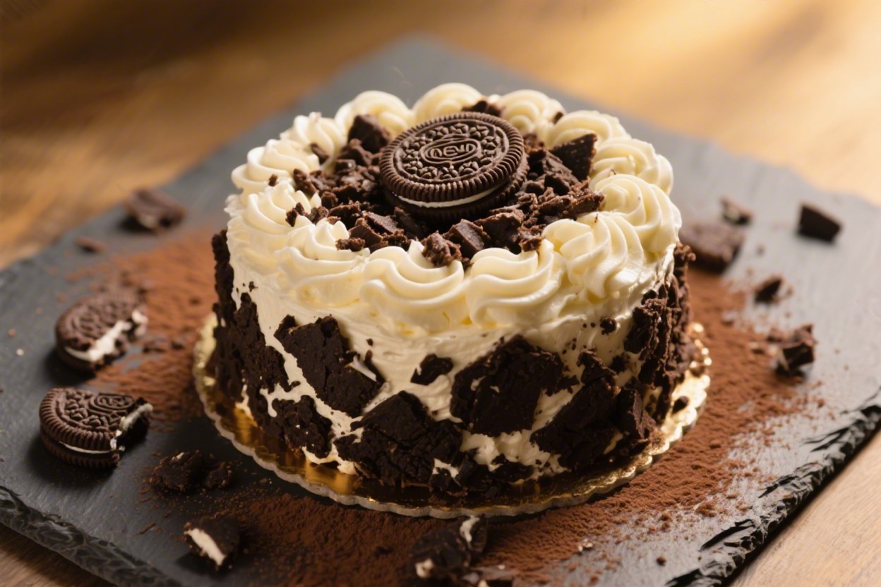 Cookies and Cream Bloom Cake With Dramatic Buttercream Rosettes You’ll Dream About