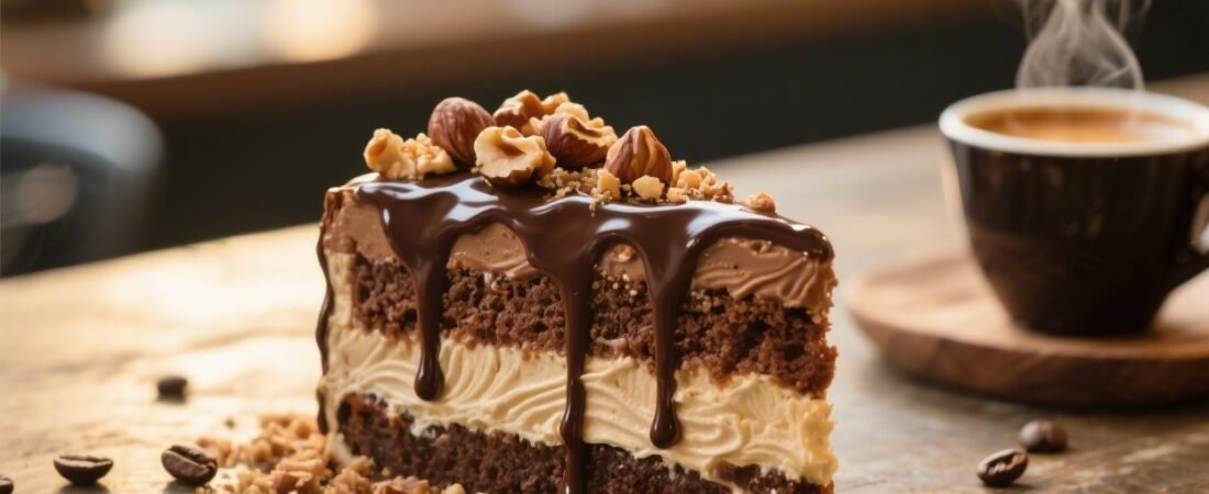 Mocha Hazelnut Espresso Cake With Rich Coffee Layers You’ll Dream About