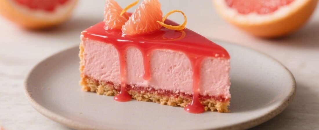 Ruby Red Grapefruit Cake With Bright Citrus Flavor and Chic Modern Decoration You’ll Crave