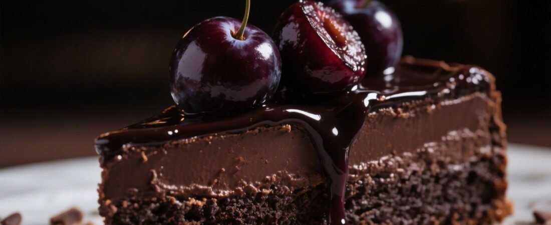 Velvet Plum and Dark Chocolate Cake With Dramatic Color and Dark Romantic Beauty You’ll Crave