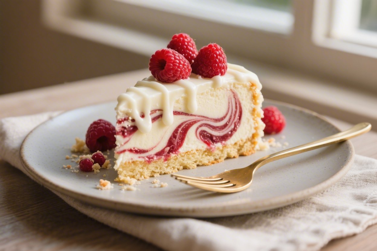 White Chocolate Raspberry Marble Cake With Beautiful Berry Swirls and Luxurious Frosting You’ll Crave