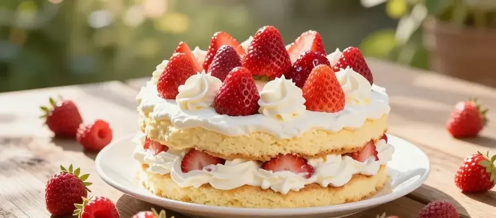 Strawberry Shortcake That Tastes Like Pure Summer in Every Bite: Pure Sunshine Now