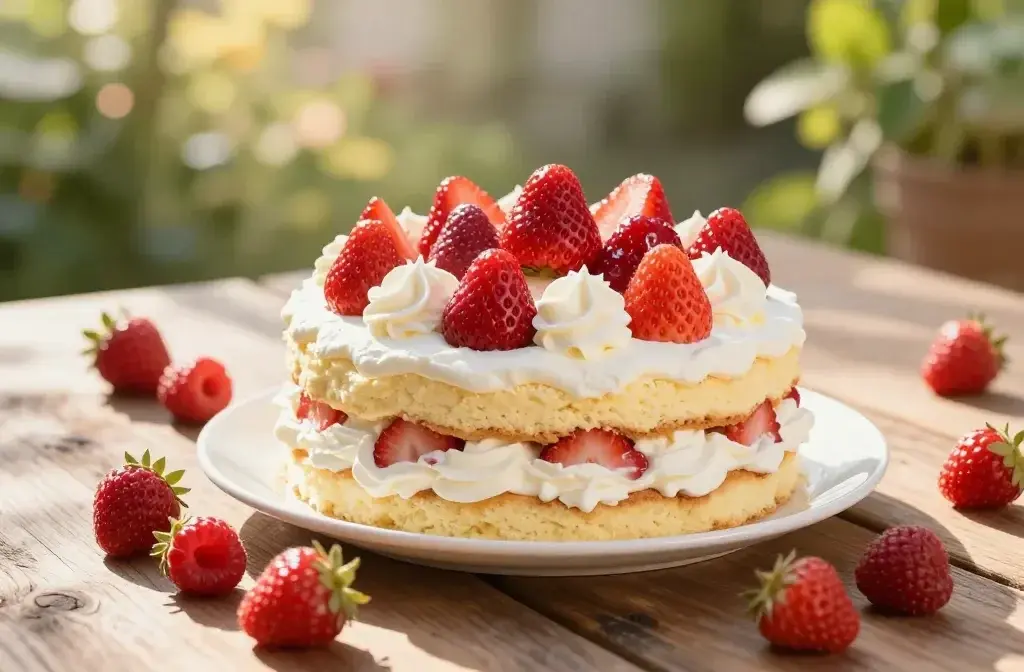 Strawberry Shortcake That Tastes Like Pure Summer in Every Bite: Pure Sunshine Now
