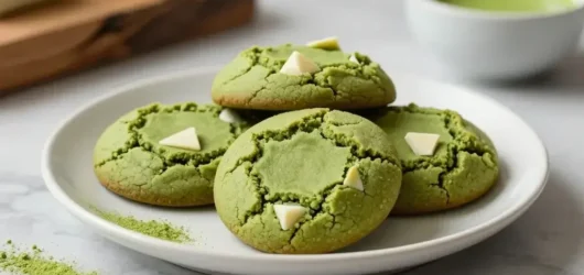 Unique Matcha White Chocolate Cookies with a Subtle Earthy Flavor That Wows