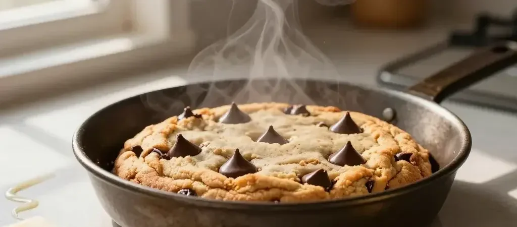 Single Serve Skillet Chocolate Chip Cookie You Can Make in Minutes: Quick Comfort Bites