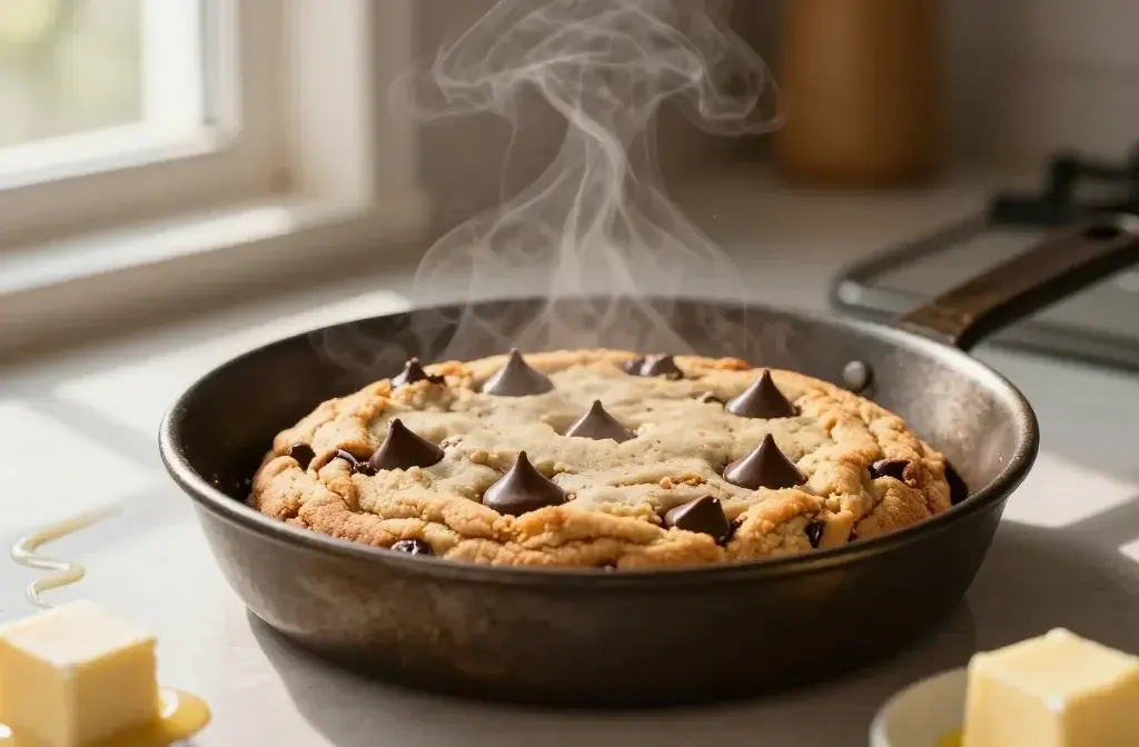 Single Serve Skillet Chocolate Chip Cookie You Can Make in Minutes: Quick Comfort Bites