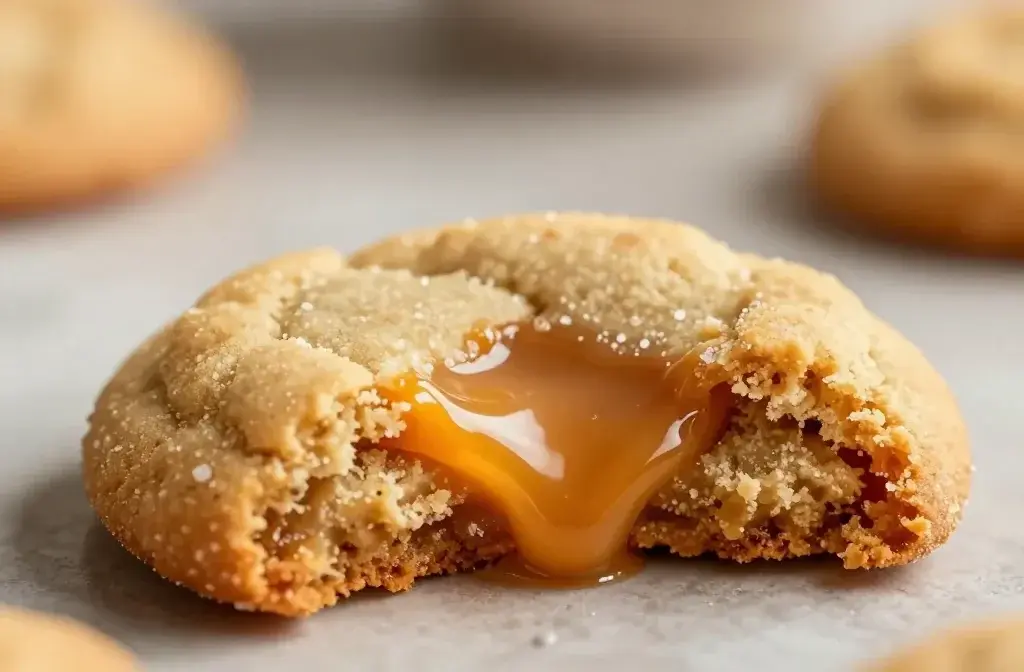 Cookie Butter Stuffed Cookies with a Soft Gooey Center: Molten Magic Moments