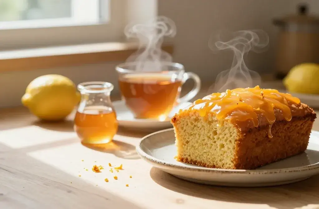 Orange Honey Tea Cake with a Bright Citrus Glaze: Sunshine in a Slice