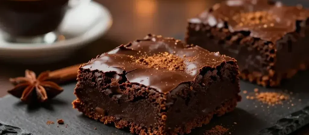 Dark Chocolate Chai Brownies with Espresso and Spice: a Cozy Indulgence