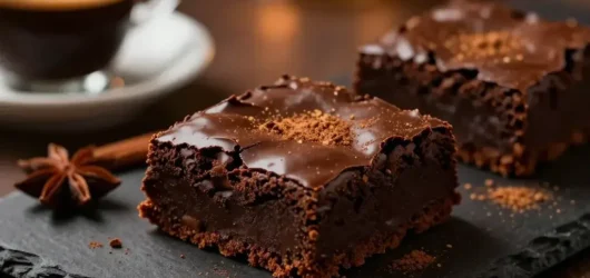 Dark Chocolate Chai Brownies with Espresso and Spice: a Cozy Indulgence